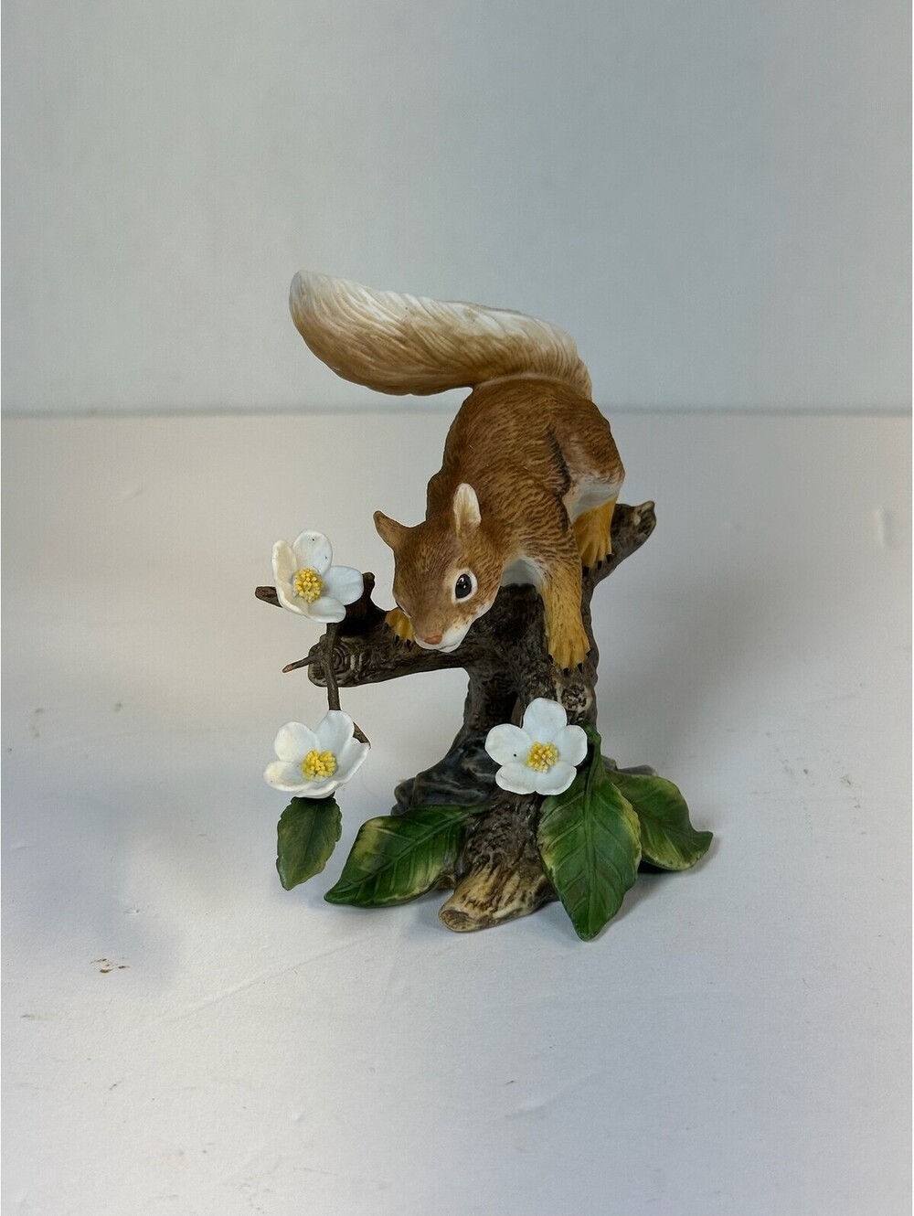 Vintage Lenox Springtime Scamper Red Squirrel Porcelain Figurine F-11